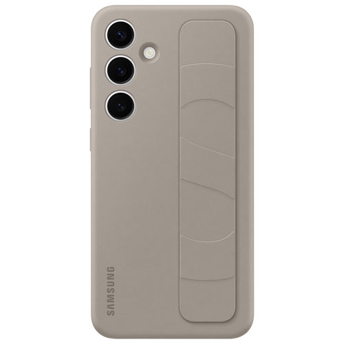 Samsung Fitted Hard Shell Case for Galaxy S24+ - Taupe - Only at Best Buy