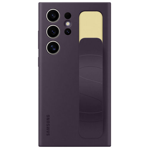 Samsung Fitted Hard Shell Case for Galaxy S24 Ultra - Dark Violet - Only at Best Buy
