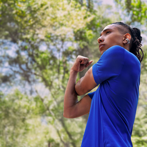Écouteurs oreilles libres 100 % sans fil Ultra Open de Bose - Fumée blanche