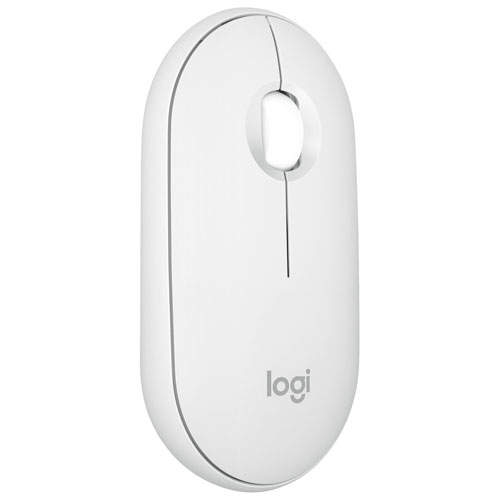 Open Box -Logitech Pebble 2 M350s 4000 DPI Bluetooth Optical Mouse - Tonal White