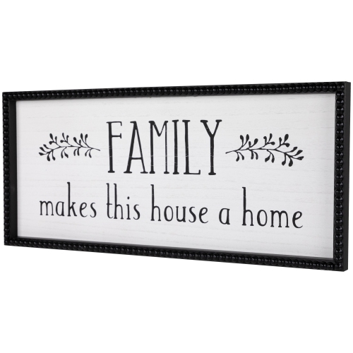 Family Makes This House a Home Framed Wall Art - 23.75"