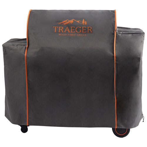 Housse de barbecue pleine longueur pour barbecue Timberline 1300 de Traeger - Gris