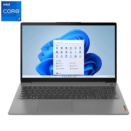 LENOVO  Refurbished (Fair) - Ideapad 3I 15.6" Laptop - Arctic (Intel Core I7-1255U/512GB SSD/12GB Ram/windows 11) In Grey