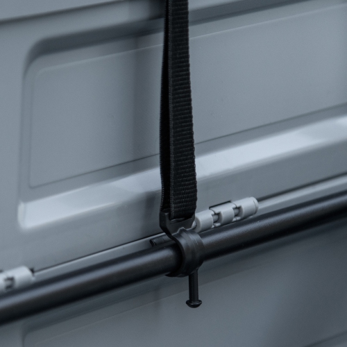 Aosom Bike Cargo Trailer, Bicycle Trailer Wagon Cart with Removable Storage Box, Quick Release 16" Wheels and Safe Reflectors, Max Load 88LBS, Grey