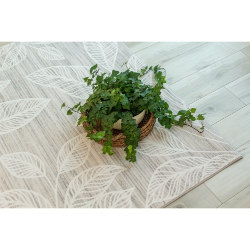 Rug Branch Modern Floral Cream Beige Indoor Soft Area Rug