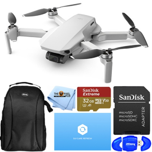 DJI  Mavic Mini 2 (Drone Only) + Care Refresh (1 Year) + Backpack Bundle