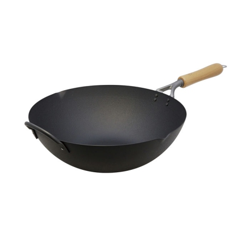 Poêle double en fibre Kirameki pour wok 36&nbsp;cm