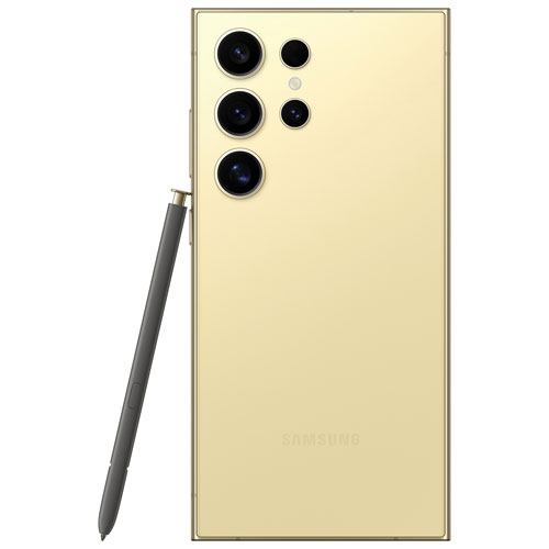 Galaxy S24 Ultra de 512 Go de Samsung avec Fido - Jaune titane - Financement mensuel