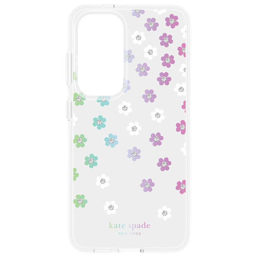 Kate Spade New York Fitted Hard Shell Case for Galaxy S24 - Scattered Flowers