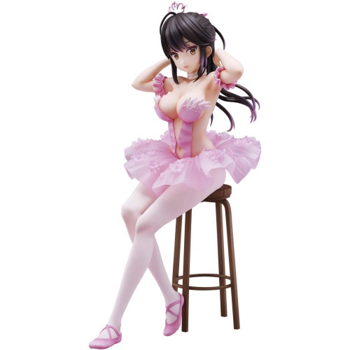 Anmi Illustrated Flamingo Ballet 9 Inch Statue Figure 1/7 Scale PVC - Ponytail Child