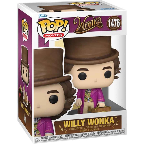 Image 1 of 1.. Pop Movies Wonka 3.75 Inch Action Figure - Willy Wonka #1476