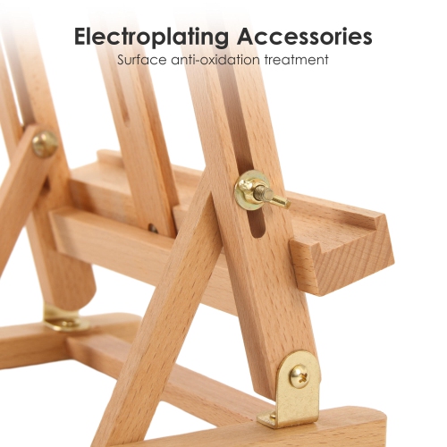 23"H Basic Tabletop Adjustable H-Frame Easel, Hold Canvas up to 16"