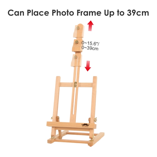 23"H Basic Tabletop Adjustable H-Frame Easel, Hold Canvas up to 16"