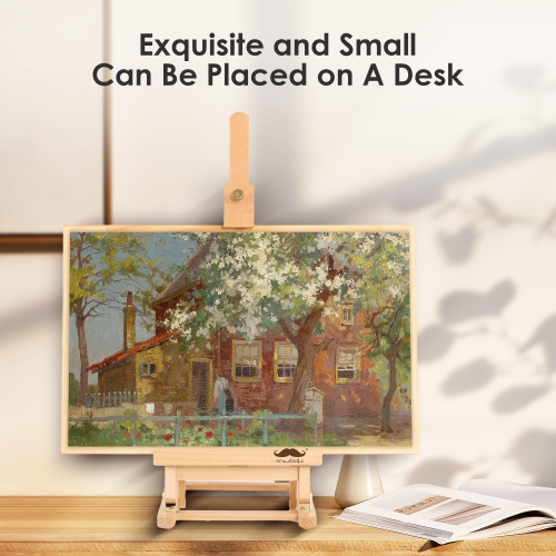 23"H Basic Tabletop Adjustable H-Frame Easel, Hold Canvas up to 16"