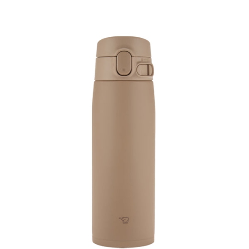 Bouteille d'eau SM-VA72-MC de Zojirushi, tasse en acier inoxydable à une touche, sans couture, 24,3 oz liq., taupe pâle
