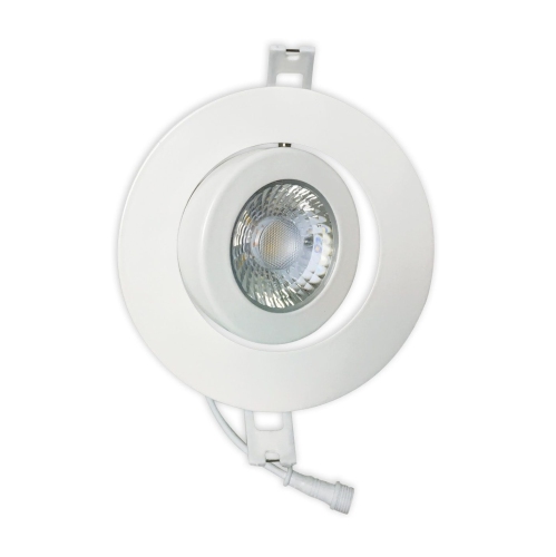VOTATEC LED SLIM GIMBAL ROUND PANEL 4" 5CCT 10W WHITE