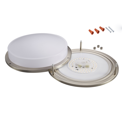 VOTATEC DOUBLE RING LED FLUSH MOUNT 18" 3CCT 38W