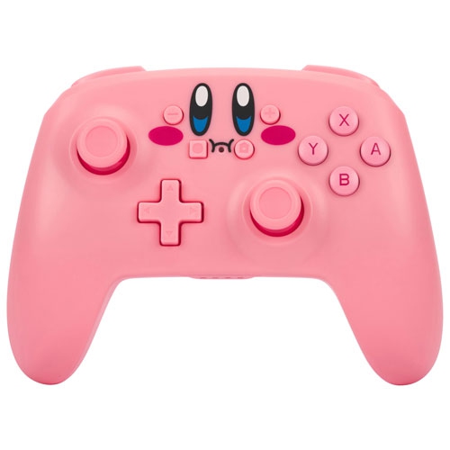 Refurbished PowerA Kirby Mouth Wireless Controller for Nintendo Switch - Pink