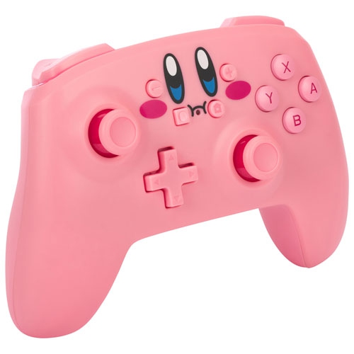 Refurbished PowerA Kirby Mouth Wireless Controller for Nintendo Switch - Pink