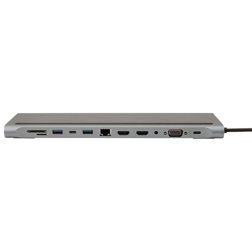 Station d'accueil USB-C 12-en-1 de Helix - remis à neuf (ETHHUBDH2)