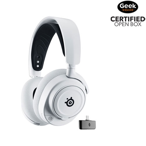 Boîte ouverte - Casque de jeu sans fil Arctis Nova 7X de SteelSeries - Blanc