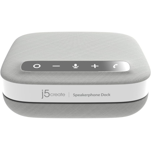 Open box - j5create USB-C 4K Speakerphone Dock - Grey/White