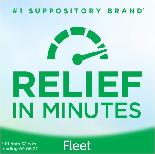 FLEET Glycerin Suppositories Adult 50'S, 50 CT