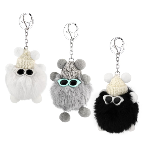 Pom pom keyring on sale accessorize