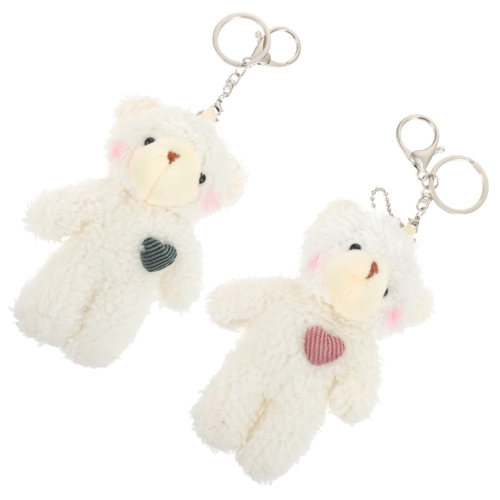 Plush on sale bear keychain