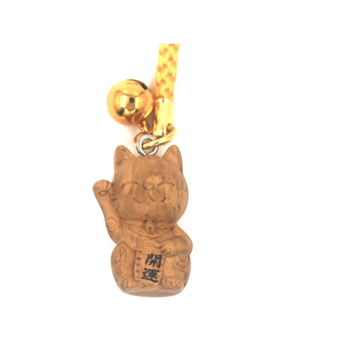 Maneki neko keychain sale