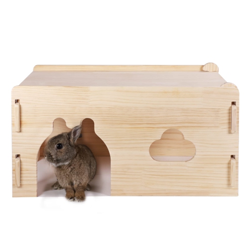 Wooden rabbit hot sale tunnel