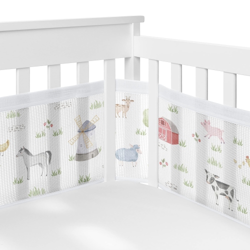 Breathable crib cheap liner