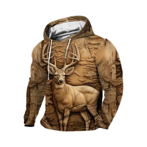 Sweatshirt capuchon Western Deer pour homme V tements de