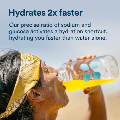 DripDrop Hydration - Electrolyte Powder Packets - Watermelon, Berry, Orange, Lemon - 32 Count