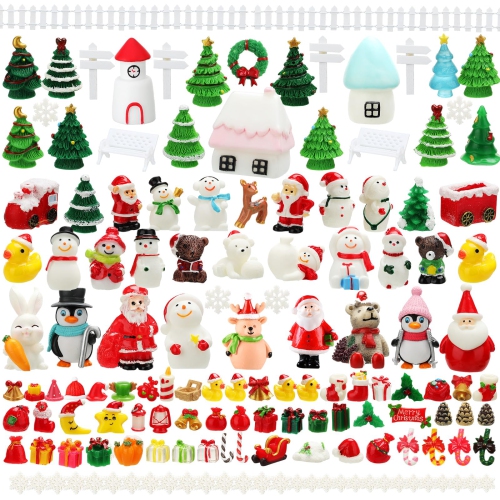 Christmas Miniature Decorations Mini Snowman Figurine Christmas Miniature  Ornaments Mini Christmas Snowmen Desktop Ornaments Resin Xmas Accessories