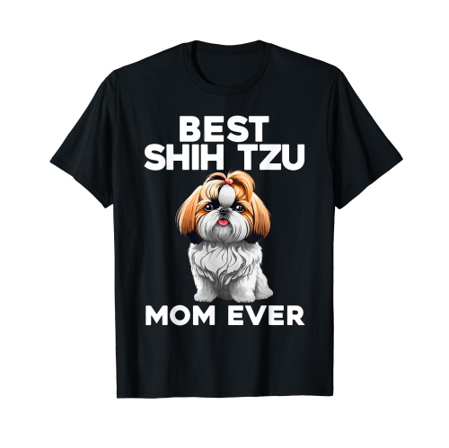 Shih tzu 2024 mom t shirt