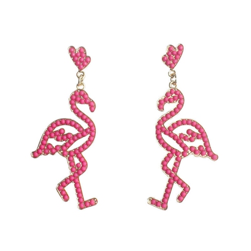 Flamingo earrings hot sale