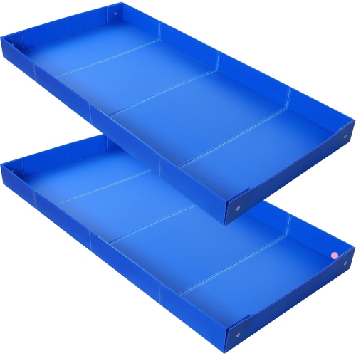 Blue Corrugated Plastic Guinea Pig Cage Liner 2 Pcs, 2 x 4 Panel Size