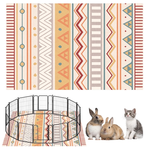 Large Washable Cage Liners for Rabbits 91" X 63" Bunny Pad Anti
