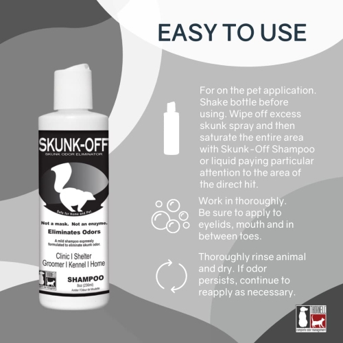 Enzyme skunk cheap odor remover