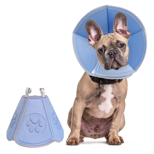 Soft Adjustable Dog Cone Recovery Collar for Dogs After Surgery Anti Bite Lick Wound Healing Elizabethan Collar BE M