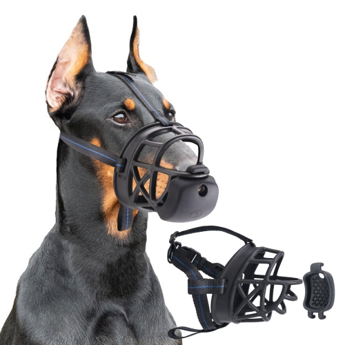 Dog muzzle to prevent clearance chewing