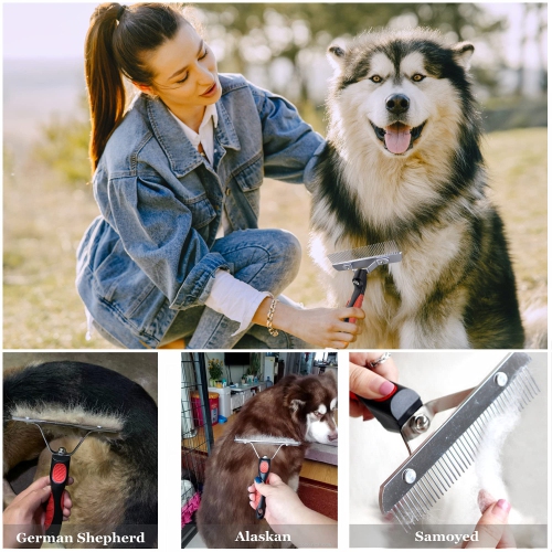 Long haired deals dog grooming tools