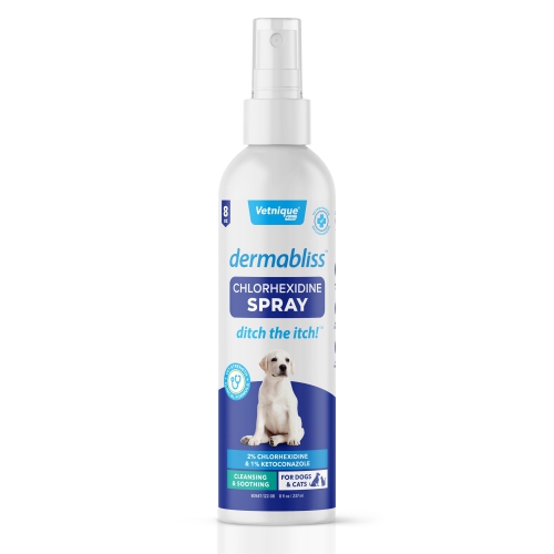 Medicated spray for outlet dogs