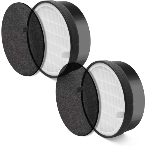 LEVOIT  Lv-H132 Air Purifier Replacement Filter, H13 True Hepa Filter And Activated Carbon Filter Set, Lv-H132-Rf