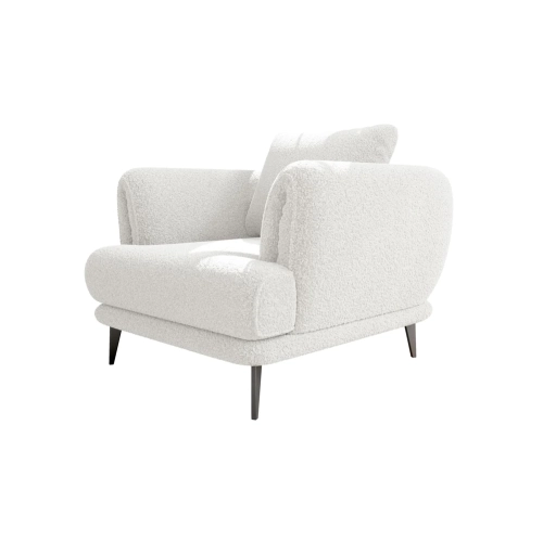 Valencia Melissa Fabric Accent Chair,White