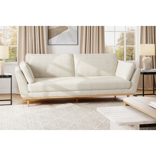 Valencia Mila 78"Fabric Sofa,Beige