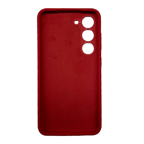TopSave – Étui de protection pour tout le corps en caoutchouc de silicone liquide de Goosphery pour Samsung Galaxy S23 FE, rouge