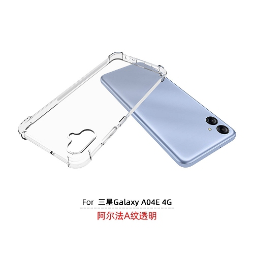 TopSave – pare-chocs de coin supplémentaire en caoutchouc souple en TPUR pour Samsung Galaxy A04e, transparent