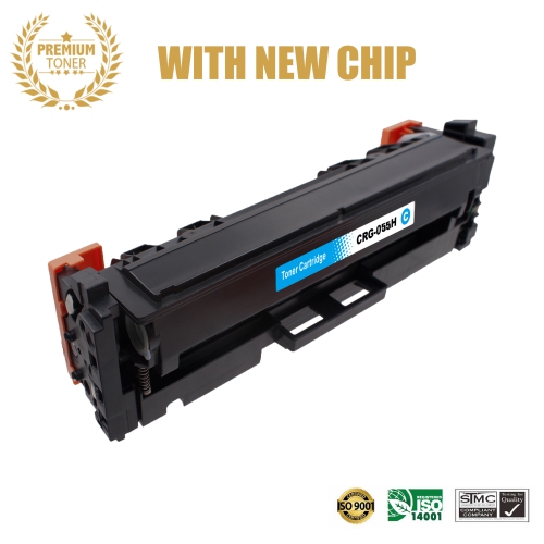 [New Chip] cyan Ultra toner® compatible Canon 055H Cartouche de toner haut rendement LBP664Cdw MF741Cdw MF743Cdw MF745Cdw MF746Cdw i-SENSYS LBP663Cdw